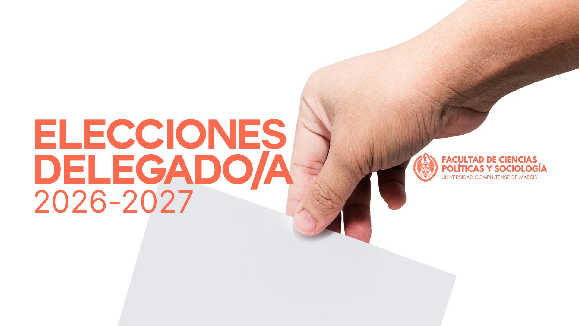 Elecciones a Delegado/a de Grupo (curso 2026-2027)